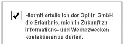 Das Single-Opt-In-Verfahren